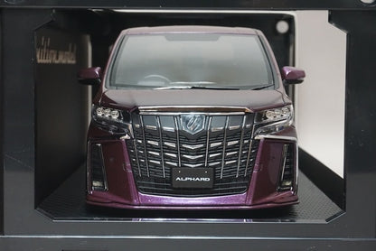 1:18 ignition model IG2795 Toyota Alphard (H30W) Executive Lounge S Purple Metallic