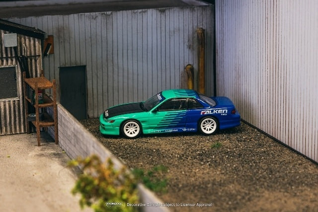 T64G-025-FA Tarmac Works 1:64 Nissan VERTEX Nissan Silvia S13 Falken model car