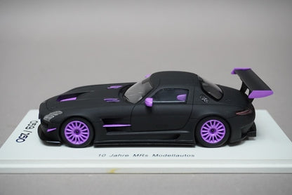 1:43 SPARK MRS002 Mercedes Benz 10 Jahre MRs Modellautos Black Bra/Purple