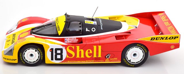 187414 NOREV 1:18 Porsche 962C 24h Le Mans 1988 #18 Wollek/Schuppan/v.d.Merwe MODELISSIMO model car