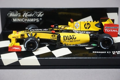 1:43 MINICHAMPS 410100011 Renault F1 Team R30 2010 #11 R.Kubica model car