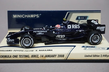 1:43 MINICHAMPS 400080108 Williams Toyota FW29B Kazuki Nakajima #8 model car