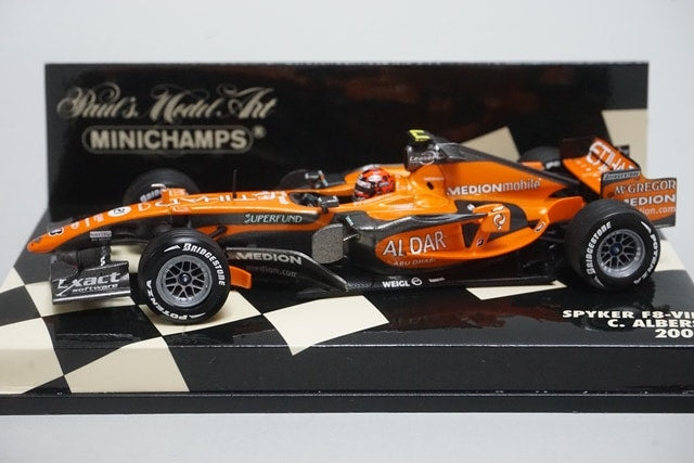 1:43 MINICHAMPS 400070021 Spyker F8-VII 2007 #21 C.Albers model car