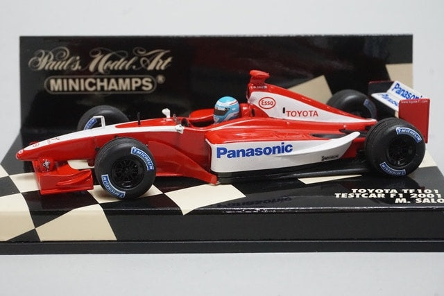 1:43 MINICHAMPS 400010224 Toyota TF101 Test Car F1 2001 M.Salo