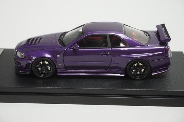 1/43 HPI 8399 Nissan NISMO R34 GT-R Z-tune Midnight Purple III model car