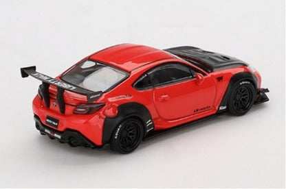 [ Back-order ] TSM MINI-GT MGT00885-R 1:64 Toyota GR86 LB Nation Red RHD model car