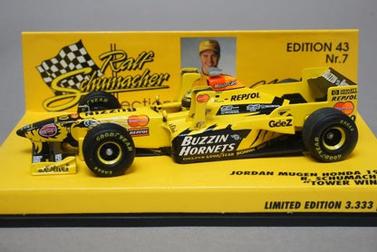 1:43 MINICHAMPS 514984340 Mugen Honda 198 Tower Wing 1998 #10 R. Schumacher
