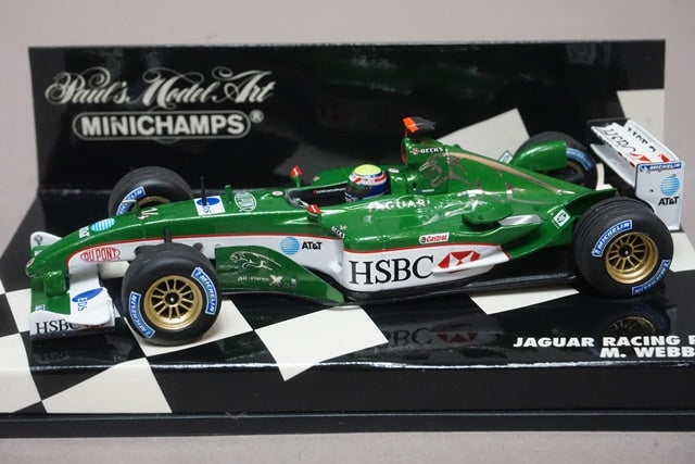 1:43 MINICHAMPS 400030014 Jaguar Racing R4 #14 M.Weber model car