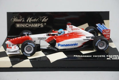 1:43 MINICHAMPS 400020024 Panasonic Toyota Racing TF102 #24 M.Salo avex decal specification