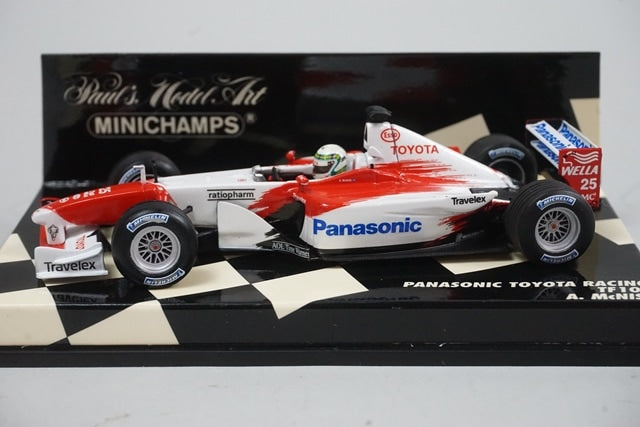 1:43 MINICHAMPS 400020025 Panasonic Toyota Racing TF102 #25 A.McNish model car