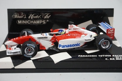 1:43 MINICHAMPS 400030021 Panasonic Toyota TF103 #21 C.D. Matta avex decal