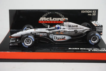 1:43 MINICHAMPS 530034305 McLaren Mercedes MP4-17D #5 D. Coulthard McLaren No.50