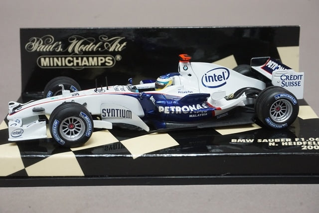 1:43 MINICHAMPS 400060016 BMW Sauber F1.06 2006 #16 N. Heidfeld model car