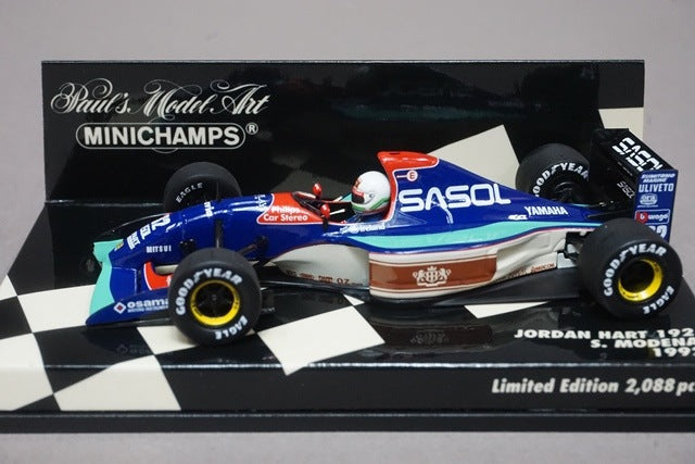 1:43 MINICHAMPS 400920032 Jordan Hart 192 1992 #32 S.Modena model car