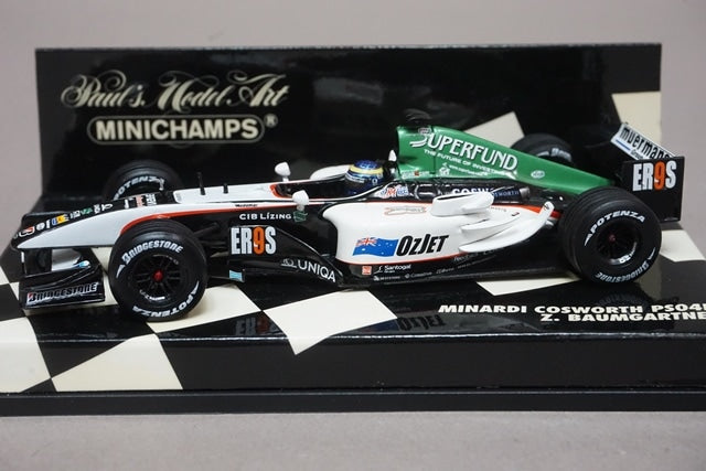 1:43 MINICHAMPS 400040021 Minardi Cosworth PS04B Z. Baumgartner model car