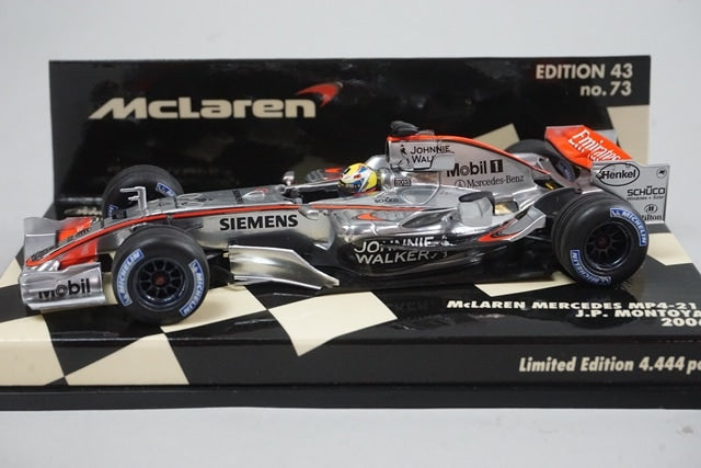 1:43 MINICHAMPS 530064304 McLaren Mercedes MP4-21 2006 #4 J.P. Montoya