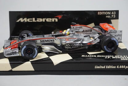 1:43 MINICHAMPS 530064304 McLaren Mercedes MP4-21 2006 #4 J.P. Montoya