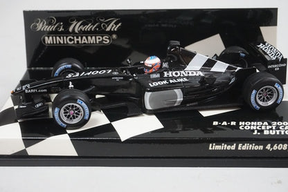 1:43 MINICHAMPS 400030117 BAR Honda Concept Car 2004 J. Button model car