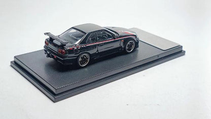 MC640009J MC Model Collect 1:64 Nissan Skyline R34 V-SPEC nismo gloss black