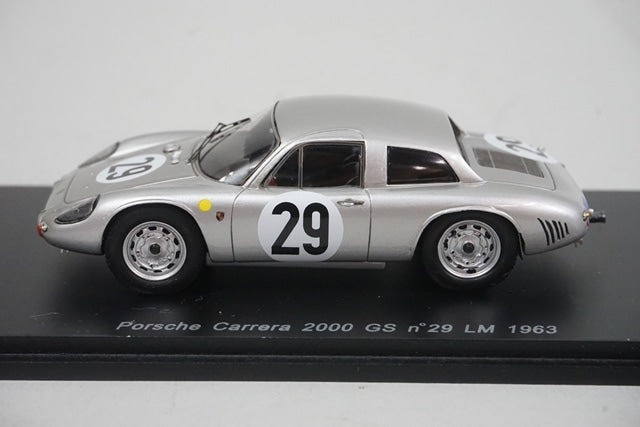 1:43 SPARK S1967 Porsche Carrera 2000 GS LM 1963 #29 model car