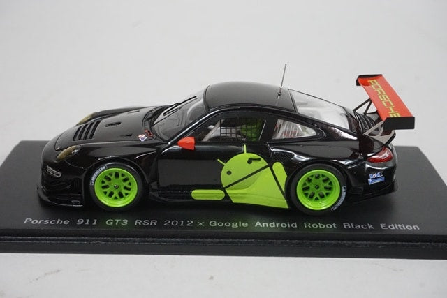 1:43 SPARK Porsche Club Porsche 911 GT3 RSR '12 Android Robot Black model car