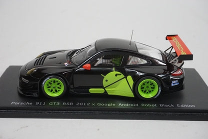 1:43 SPARK Porsche Club Porsche 911 GT3 RSR '12 Android Robot Black model car
