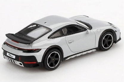 [ Back-order ] TSM MINI-GT MGT00891-L 1:64 Porsche 911 Dakar Ice Grey Metallic LHD model car