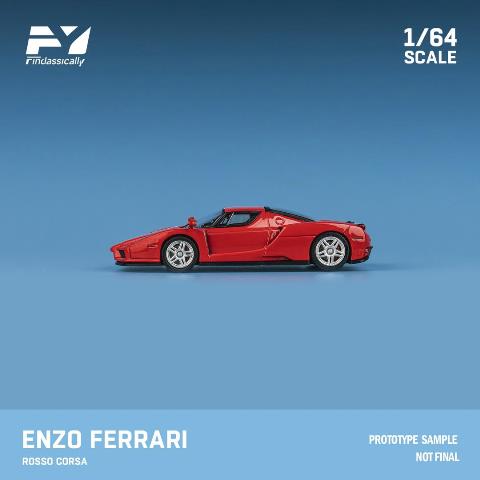 [ Pre-order ] FY64068 Finclassically 1:64 Ferrari Enzo Red Italian Flag