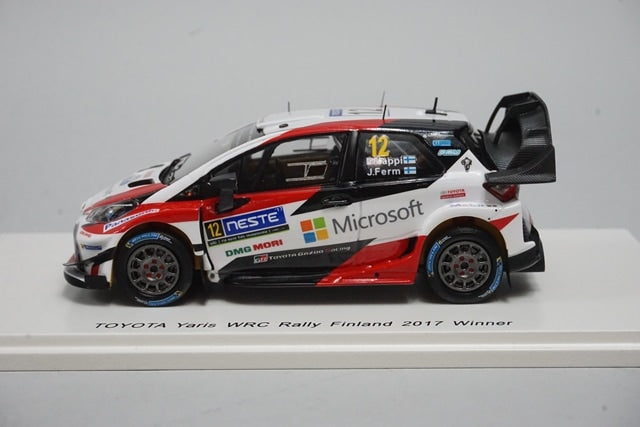 1:43 SPARK S5169 Toyota Yaris WRC Rally Finland Winner 2017 #12 model car