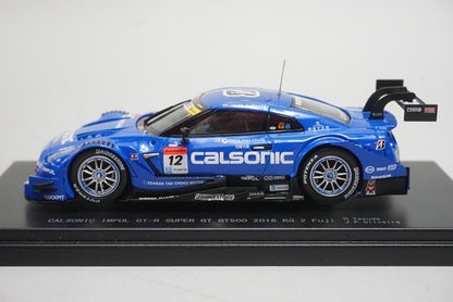 1:43 EBBRO 45398 Nissan Calsonic Impul GT-R Super GT GT500 Fuji Rd.2 2016 #12