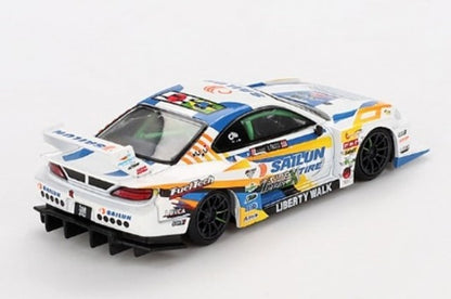 MGT00895-BL TSM MINI-GT 1:64 Nissan Silvia S15 LB-Super #555 RHD *Blister Ver