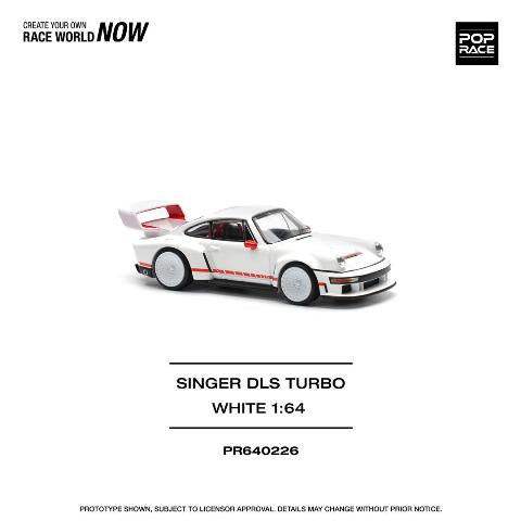 [ Pre-order ] PR640226 POP RACE 1:64 SINGER DLS TURBO (TRACK) WHITE