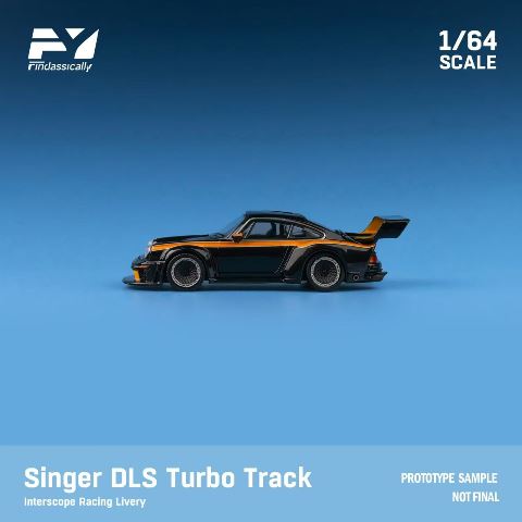 [ Pre-order ] FY64070 Finclassically 1:64 Singer DLS Turbo Higher Tail Black Pearl