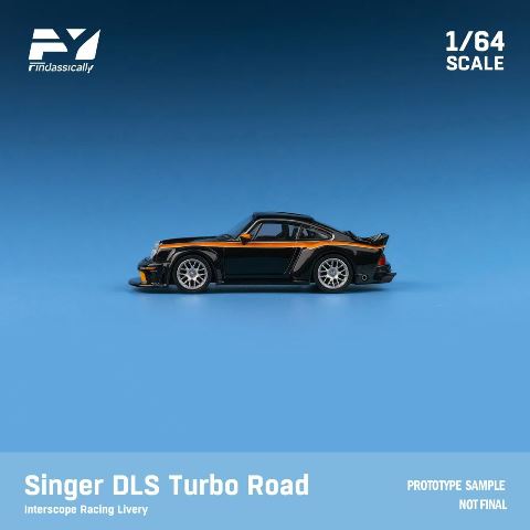 [ Pre-order ] FY64071 Finclassically 1:64 Singer DLS Turbo Lower Tail Black Pearl