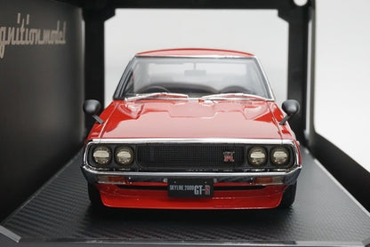 1:18 ignition model IG1845 Nissan Skyline 2000 GT-R (KPGC110) Red model car