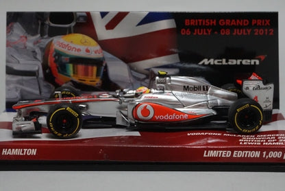 1:43 MINICHAMPS 533124374 Vodafone McLaren Mercedes British 2012 #4 L. Hamilton