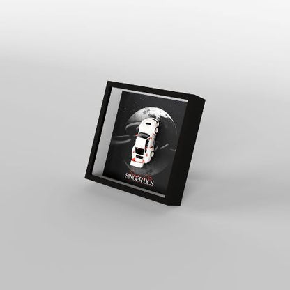 [ Pre-order ] FY64072 Finclassically 1:64 Singer DLS Frame Series White - GT Wing Car