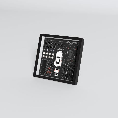 [ Pre-order ]FY64074 Finclassically 1:64 Singer DLS Frame Series White - Parts