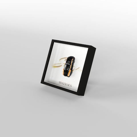 [ Pre-order ] FY64076 Finclassically 1:64 Singer DLS Frame Series Black - Ducktail Car