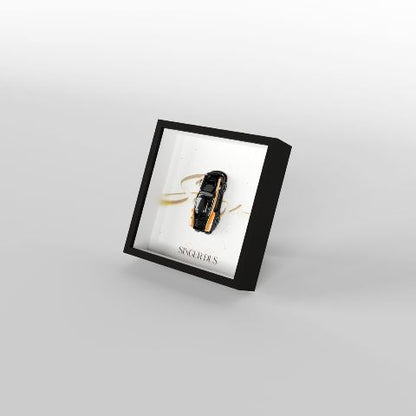 [ Pre-order ] FY64076 Finclassically 1:64 Singer DLS Frame Series Black - Ducktail Car