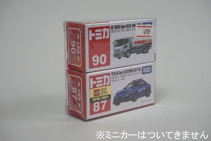 Tomica Small Boxes Protective Clear Case for 2 Pieces Placed Vertically