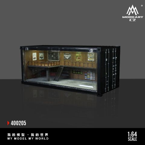 MO400205 MoreArt 1:64 Container Repair Shop CONTAINER REPAIR SHOP SCENE Diorama
