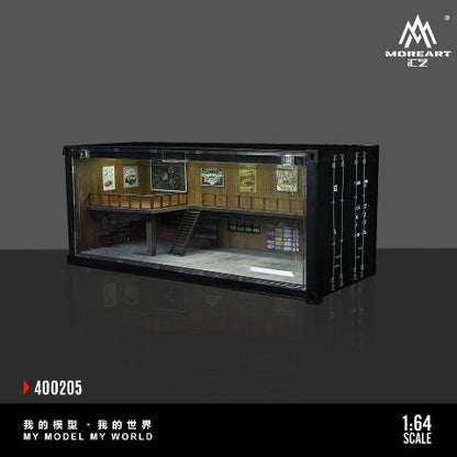 MO400205 MoreArt 1:64 Container Repair Shop CONTAINER REPAIR SHOP SCENE Diorama