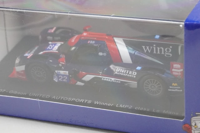 Y398 Spark sparky 1:64 Oreca 07 - Gibson #22 UNITED AUTOSPORTS Winner LMP2 class Le Mans 24H 2024 O. Jarvis - B. Garg - N. Siegel