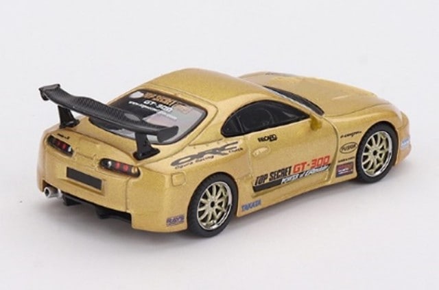 MGT00961-BL TSM MINI-GT 1:64 Toyota Supra (A80) GT-300 Top Secret Gold (Right-Hand Drive) *Blister Pack