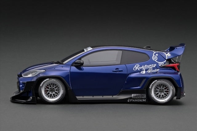 [ Pre-order ] IG2903 ignition model 1:18 PANDEM GR YARIS (4BA) Blue Metallic With Engine