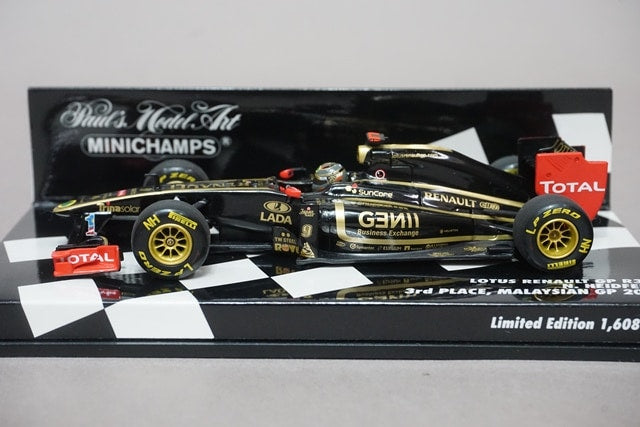 1:43 MINICHAMPS 410110109 Lotus Renault GP R31 Malaysian GP 2011 #9 N. Heidfeld