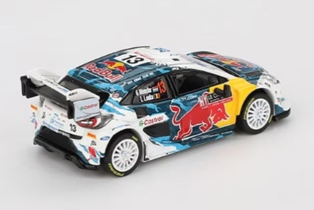 MGT00974-L TSM MINI-GT 1:64 Ford Puma Rally1 Monte Carlo Rally 2024 #13 M-Sport Ford WRT (Left-Hand Drive)
