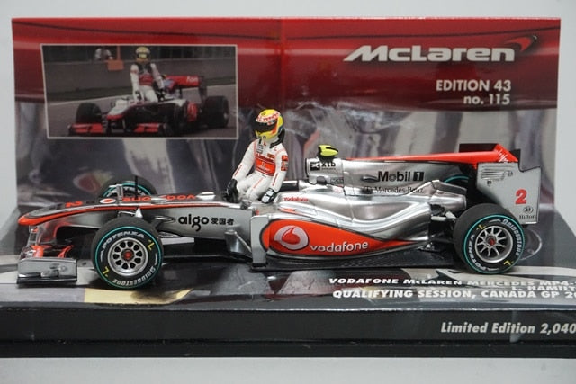 1:43 MINICHAMPS 530104322 Vodafone McLaren Mercedes MP4-25 Canadian GP 2010 #2 L.Hamilton