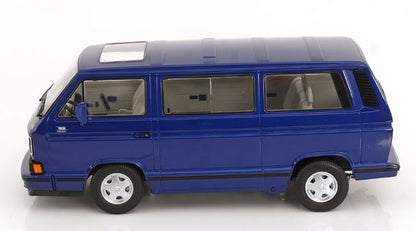 [ Pre-order ] KKDC180141 KK scale 1:18 VW Volkswagen Bus T3 Multivan 1992 Limited Last Edition Blue Metallic